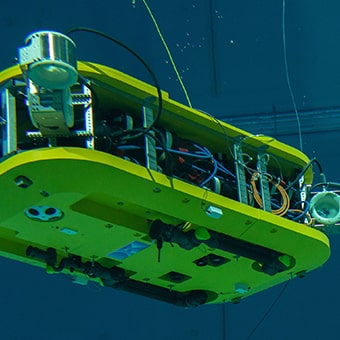 Messtechnik zur Prüfung von Unterwasserstrukturen